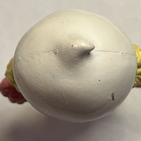 Vintage 1981 Strawberry Shortcake Lemon Meringue w/ Flowers Mini PVC Figure - Picture 11 of 11